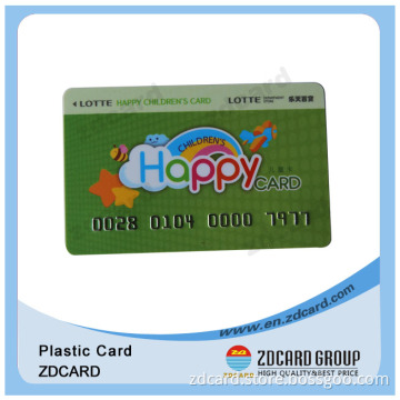 Cr80 30 Mil Thickness Standard Size Color PVC Card